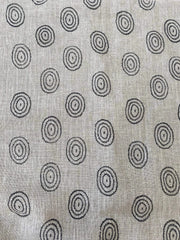 EGG || Indian Hand Block Print Fabric, Indian Linen Fabric, Block Print Fabric, Designer Floral Printing Fabric, Upholstery fabric| Pillow - Rohiyaan